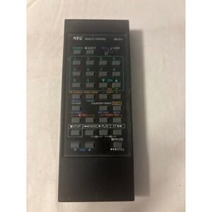 NEC Remote Control RB-97A Black Good Vintage TV VCR Replacement Controller